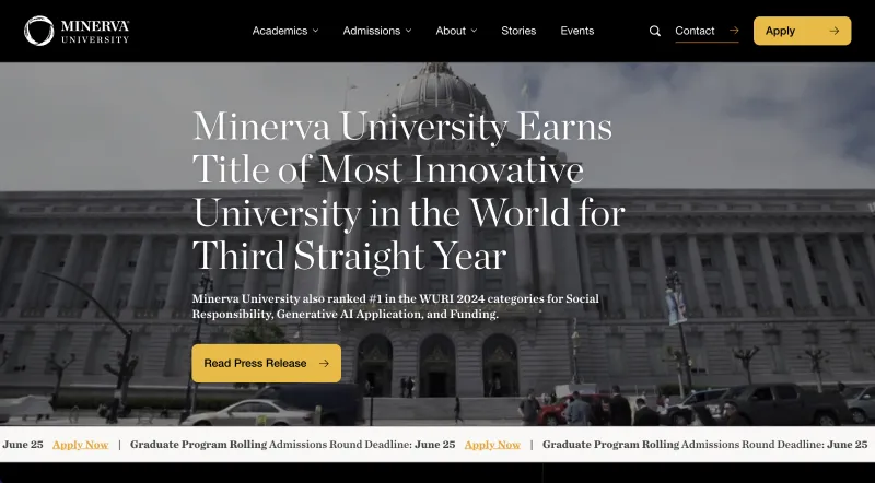 Minerva University website