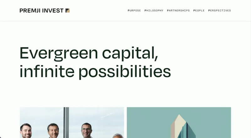 Premji Invest website
