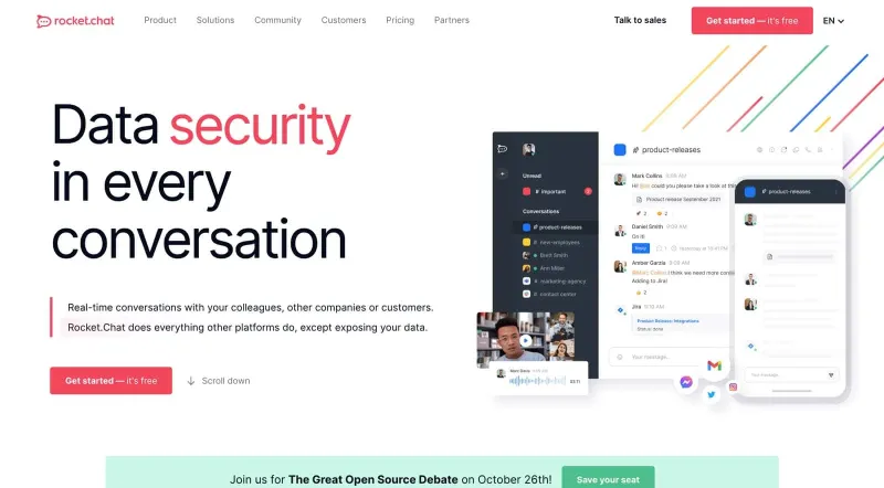Rocketchat website